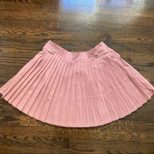 Missguided Pleated Military Button Mini Skirt